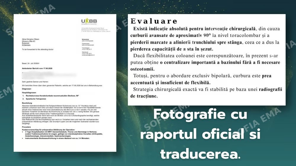 Raportul oficial de la UKBB și traducerea acestuia