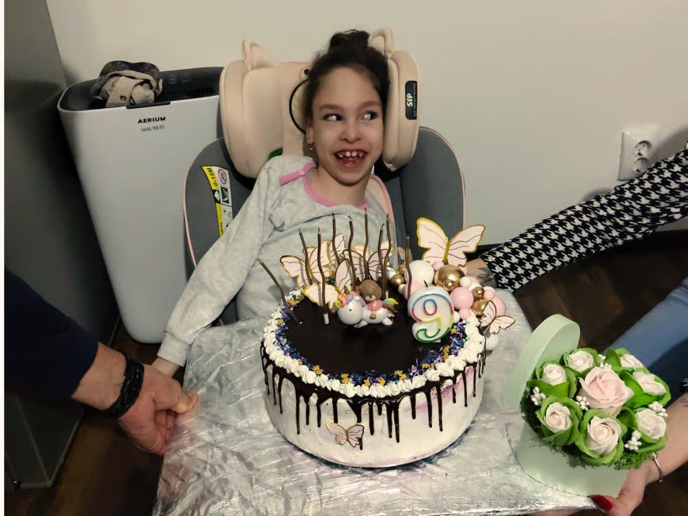 Sofia Ema la ziua ei de 9 ani